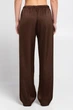 Жіночі прямі шовкові штани Giulia ROYAL SILK 4332/050 M Brown-chocolate brown - изображение 4