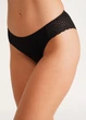 Женские трусы бразилиана с кружевом Giulia Lady lace 2234/61 L Black, хлопковые трусики, комфортные на каждый день, повседневное белье - изображение 4