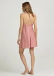 Жіноча шовкова нічна сорочка декорована мереживом Giulia HELENA 8011/051 L Pink-antique rose - изображение 2