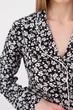 Жіноча сукня-сорочка з квітковим принтом Giulia WILDFLOWERS 8804/040 S Black-black - изображение 3