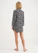 Жіноча сукня-сорочка з квітковим принтом Giulia WILDFLOWERS 8804/040 S Black-black - изображение 5