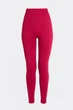 Легінси жіночі спортивні з моделюючим швом Giulia LEGGINGS SHAPE S/M Bordo-winterberry - изображение 1