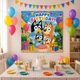 Паперовий плакат "Блуї. Bluey" 100х100 см - зображення 2