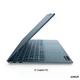 Ноутбук Lenovo Yoga Slim 7-14 (83QS001FPB), AMD Ryzen AI 5 430 / 14" / OLED / RAM 16 ГБ LPDDR5x / SSD 512 ГБ / AMD Radeon 840M / Windows 11 Home / Бірюзовий - изображение 6