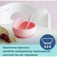 Тарілка дитяча Canpol babies силіконова на присоску — рожева (51/400_pin) - зображення 4
