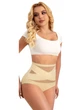 Женские корректирующие высокие трусики слипы Elegant Shape (2164-52-02) Бежевый 52 No Brand (XL) - изображение 3