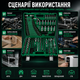 Профессиональный набор инструментов из 216 предметов в чемодане с трещотками 1/2«, 3/8», 1/4" — универсальный набор для обслуживания автомобиля, домашнего ремонта и слесарных работ - изображение 8