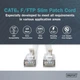Патч-корд 1м, FTP, cat.6A, Sliim, AWG 32/7, Cu, LSZH, grey Digitus (DK-1632-A-010S) - изображение 6