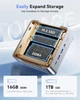 Мини ПК NiPoGi E2 / Intel N97 / RAM 16GB / SSD 1ТB / Intel UHD Graphics / 1 x HDMI / LAN / Wi-Fi 5 / Bluetooth 4.2 / Windows 11 / Серебристый (102126661) - Уценка - изображение 2