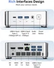 Мини ПК NiPoGi E2 / Intel N97 / RAM 16GB / SSD 1ТB / Intel UHD Graphics / 1 x HDMI / LAN / Wi-Fi 5 / Bluetooth 4.2 / Windows 11 / Серебристый (102126661) - Уценка - изображение 6