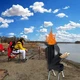 Печка дровяная, Переносная походная дровяная печь с кочергой для походов TAFEIDA USA - изображение 5