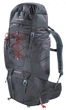 Рюкзак туристичний Ferrino Narrows 50 Dark Grey (75016FCC) - зображення 1