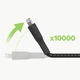 Дата кабель USB 2.0 AM to Lightning 1.0m black Belkin (CAA002BT1MBK) - зображення 3