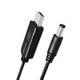 Кабель живлення USB to DC 5.5x2.5mm 12V 1.0m black ColorWay (CW-CBUD067-BK) - зображення 4