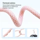 Дата кабель USB-C to USB-C 1.0m 60W 3.0А pink ColorWay (CW-CBPDCC061-P) - зображення 8
