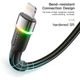 Дата кабель USB 2.0 AM to Lightning 2.0m 2.4A LED black Essager (EXCL-XCDA01) - зображення 9