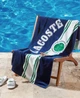 Рушник бавовняний Lacoste пляжний 92х183 см Синій (1159864736) - зображення 3