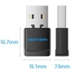 Адаптер WiFi Vention 2.4GHz/5GHz 150/433 Мбіт/с, USB (KDSB0) - изображение 8