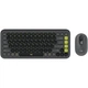 Комплект (клавіатура, миша) бездротовий Logitech Pop Icon Combo Graphite (920-013156) - зображення 1