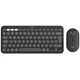 Комплект (клавіатура, миша) бездротовий Logitech Pebble 2 Combo for Mac Graphite (920-012244) - зображення 1
