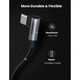 Дата кабель USB-C to USB-C 2.0m 100W US334 Black Ugreen (70645) - изображение 10