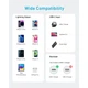 Дата кабель USB-C to Lightning 1.8m nylon 322 black Anker (A81B6G11) - зображення 5