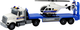 Набір поліцейських автомобілів LEAN Toys Urban Freight Series Transport Truck 23126 (5905991069140) - зображення 2