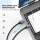 Дата кабель USB 2.0 AM to USB-C 1.0m US288 Aluminum Braid Black Ugreen (60126) - изображение 3