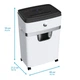 Знищувач документів HP OneShred 18CC, A4, 80g х 18 листів, 4*35, 25 л., P-4 (2805) - зображення 2