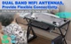 Настольная двухдиапазонная Wi-Fi антенна Eightwood 2.4G/5G/5.8G RP-SMA с магнитным основанием кабелем 2 м для PCI Wi-Fi адаптеров - изображение 7