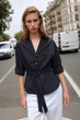 Поплінова сорочка сафарі Zara 8665/337 XS - изображение 1