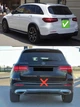 Задний диффузор с насадками Серебристый (Дизайн AMG63) для Mercedes GLC X253 2015-2022 гг - изображение 7