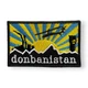 Шеврон, нашивка, патч DONBANISTAN жовто-блакитний з липучкою - зображення 1