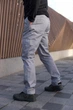 Мужские штаны карго Int хлопковые 5XL серые - изображение 5