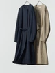 Тренч Uniqlo розмір М темно синій (69) (483761) - изображение 8