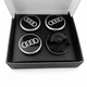 Колпачки статичные на диски ауди Audi заглушки 61 mm крутящиеся неподвижные 4m0601170 - изображение 2