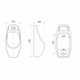 Писсуар подвесной Qtap Stork с ИК-датчиком автоматического смыва 350х310х685 White QT1588102HW - изображение 2