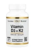 Вітамін д3 5000 к2 120 мкг California Gold Nutrition вітаміни d3 та k2 у вигляді мк 7 бади для опорно рухового апарату добавка яка підтримує кістки та суглоби засіб при остеопорозу 180 капсул - зображення 2