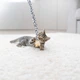 Іграшка для котів Trixie Вудочка з плюшевою котяча м'ята плюш/пластик 51 см - зображення 3