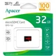 Карта памяти Apacer 32GB microSD class 10 UHS-I V10 A1 (AP32GMCSH10UB-RA) - изображение 2