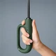 Зонт Lesko H448 Dark Green полный автомат антиветер от дождя и солнца с ручкой карабином 10 спиц - изображение 4