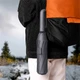 Зонт Lesko H448 Graphite полный автомат антиветер от дождя и солнца с ручкой карабином 10 спиц - изображение 2
