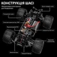 Машинка на радиоуправлении KF18 1:14 4WD до 55 км/ч, RC внедорожник, радиоуправляемый автомобиль на пульте, полный привод + аккумулятор - изображение 6