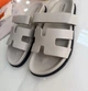 Сандалі Hermes Chypre Light Grey 43 - изображение 4