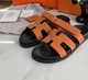 Тапочки Hermes Chypre Sandals Man Orange Black 42 - изображение 3