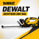 Аккумуляторный кусторез DeWalt DCHT820 36 В с двумя аккумуляторами по 5 А·ч, садовые ножницы для стрижки живой изгороди, обрезки веток, декоративных кустарников и ухода за садом - изображение 1