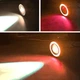 LED фари-прожектори Avtoaks з кільцевим підсвічуванням червоного кольору "Ангельські оченята" 2 шт. - зображення 4