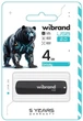 Флеш накопичувач USB 4Gb Wibrand Grizzly, Black, USB 2.0 (WI2.0/GR4P3B) - зображення 2