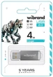 Флеш накопитель USB 4Gb Wibrand Cougar, Silver, USB 2.0 (WI2.0/CU4P1S) - изображение 2