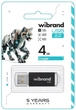 Флеш накопичувач USB 4Gb Wibrand Cougar, Black, USB 2.0 (WI2.0/CU4P1B) - зображення 2